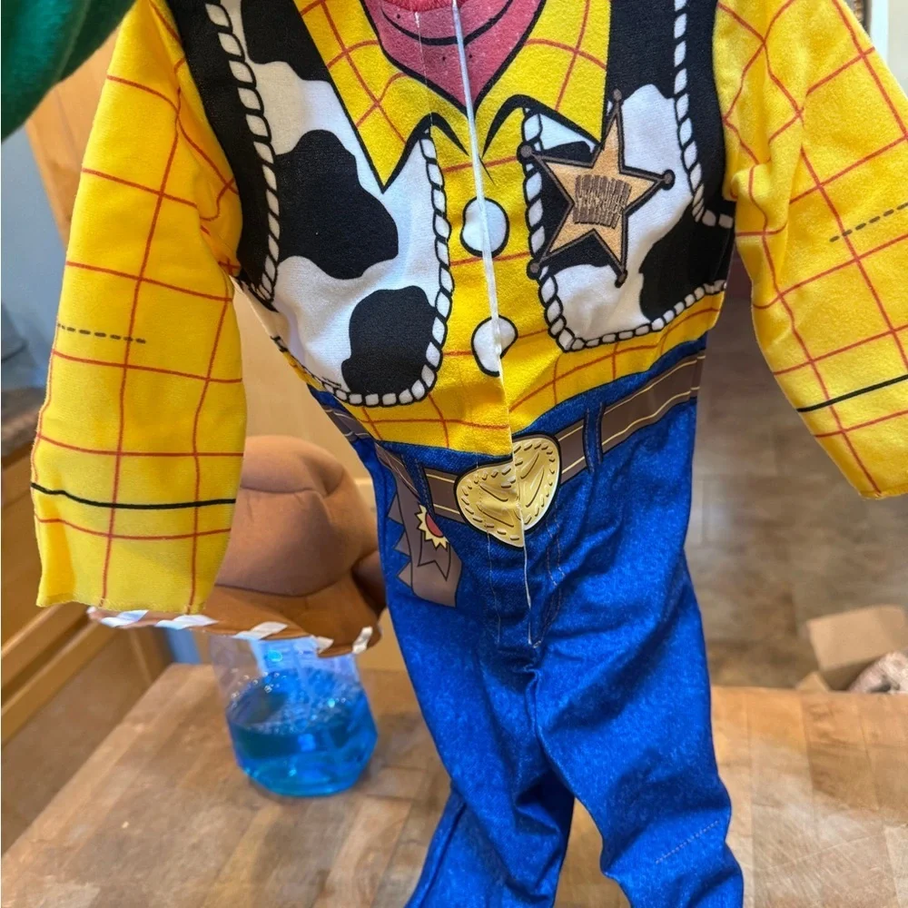 Disney Pixar Toy Story Woody Cowboy Costume Sz 12-18 months Halloween Costume - Picture 14 of 14
